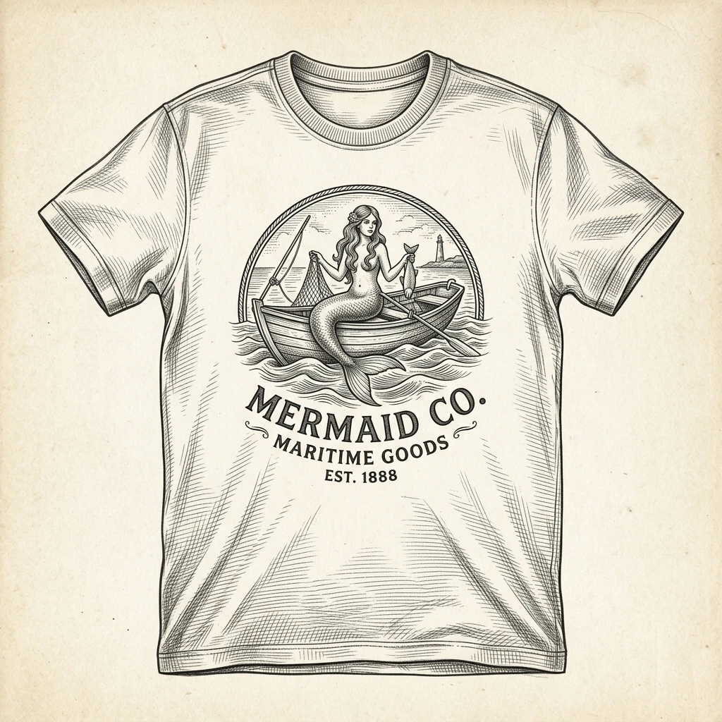 The Idle Hour Graphic Tee vintage sketch